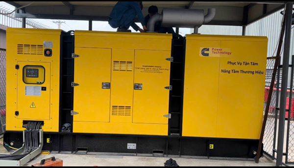 Lắp đặt máy phát điện Cummins 150kVA tại nhà máy sản xuất