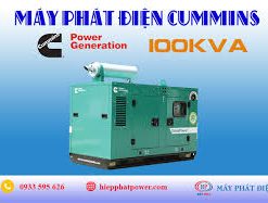 Thông số kỹ thuật máy phát điện Cummins 100kVA 3 pha