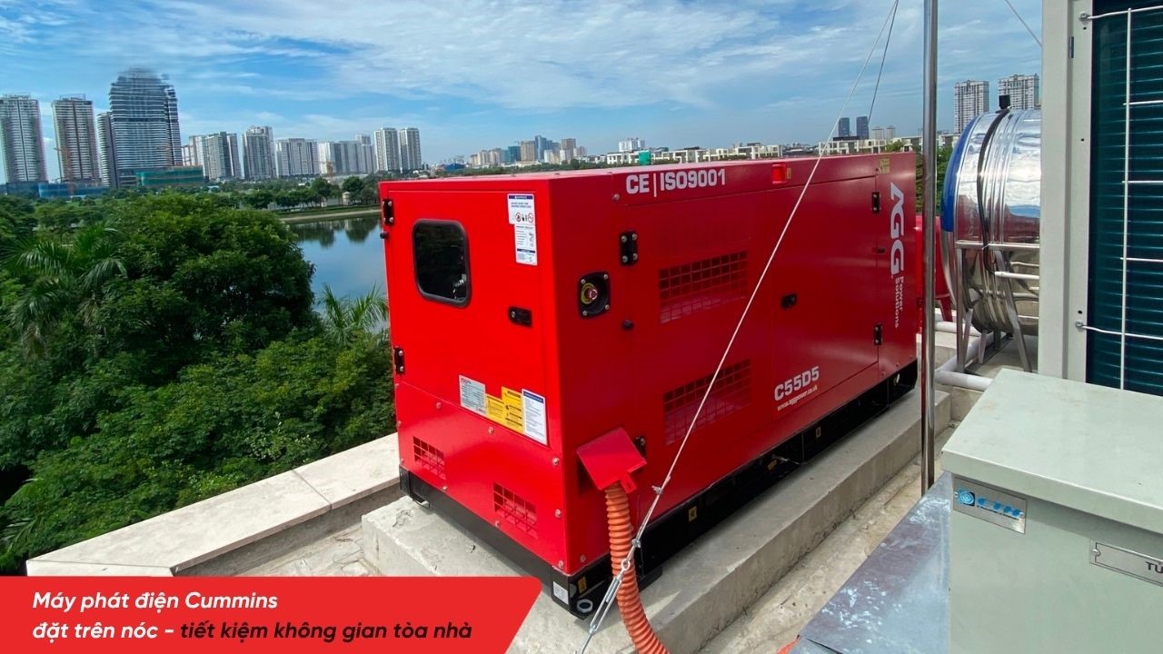 Ứng dụng máy phát điện Cummins 100kVA cho tòa nhà và doanh nghiệp