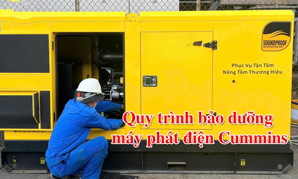 Bảo dưỡng định kỳ máy phát điện Cummins 150kVA